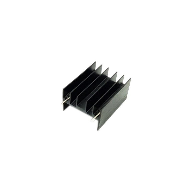 هیت سینک آلومینیومی مشکی 30x23x15mm