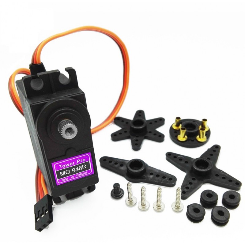 سروو موتور دنده پلاستیکی MG946R توان 13 کیلو - 180 درجه