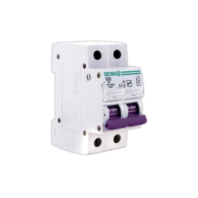 فیوز مینیاتوری دو پل 32 آمپر کد C32
