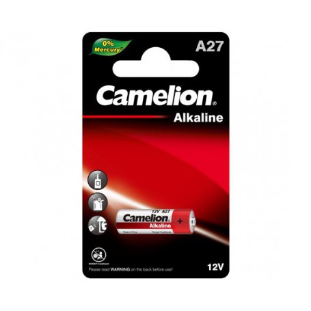 باتری ریموتی آلکالاین 12 ولت سایز 27A مارک Camelion