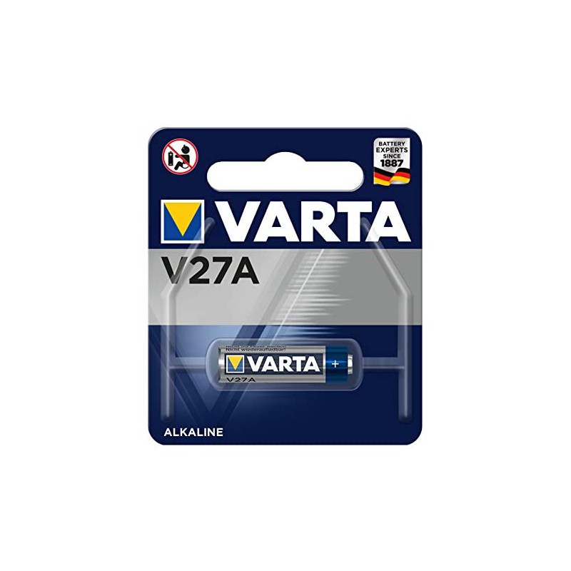 باتری ریموتی آلکالاین 12 ولت سایز 27A مارک VARTA