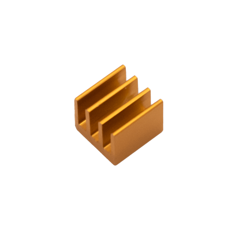 هیت سینک مخصوص پردازنده و تراشه های SMD رنگ طلایی سایز 7x7x6mm
