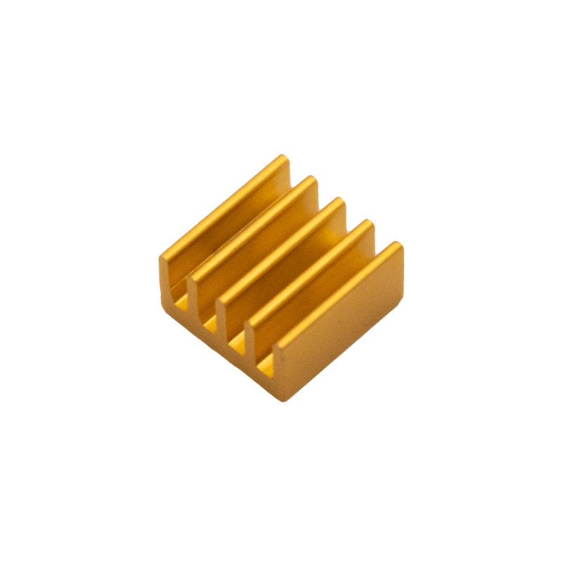 هیت سینک مخصوص پردازنده و تراشه های SMD طلایی سایز 9x9x5mm