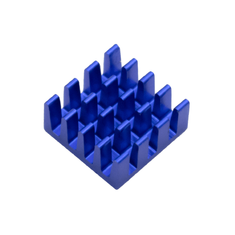 هیت سینک مخصوص پردازنده و تراشه های SMD رنگ آبی سایز 14x14x7mm