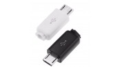 کانکتور Micro USB نری (Plug) به همراه کاور مشکی