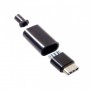 کانکتور USB Type-C نری (Plug) به همراه کاور مشکی 