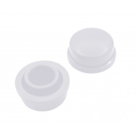 سرکلید تک سوئیچ 12x12 گرد مدل A105 رنگ سفید