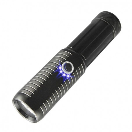 چراغ قوه پلیسی ضد آب W577 P50 با نشانگر باتری