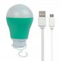 لامپ اضطراری LED آویزی 5W با کابل USB و Micro usb