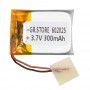 باتری لیتیوم پلیمر 3.7v ظرفیت 300mAh مارک GR.STORE کد 602025