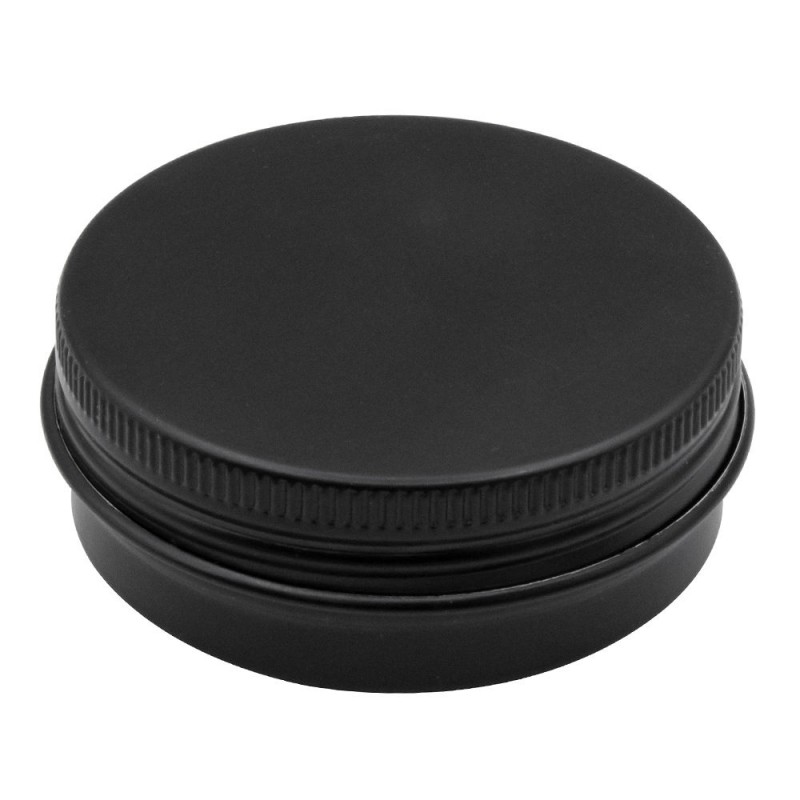 قوطی فلزی مشکی 60ml سایز 68x25mm
