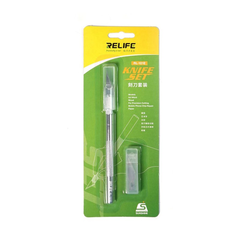 کاتر قلمی بدنه فلزی RELIFE مدل RL-101E