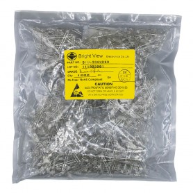 LED اوال سفید 4mm تابلو روانی مارک Bright View 