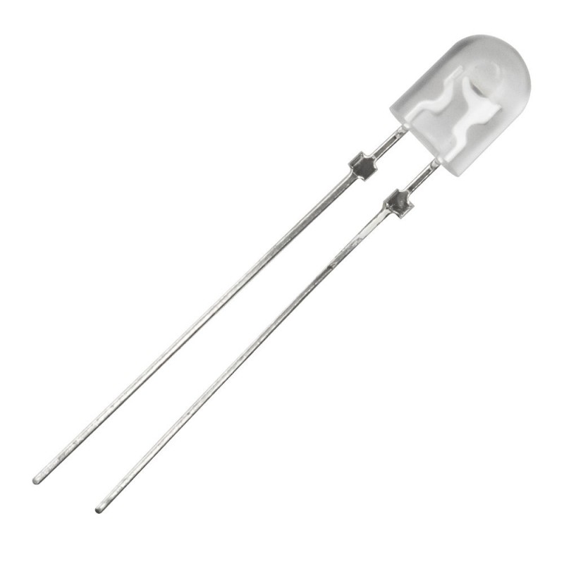 LED اوال 5mm سفید تابلو روانی 