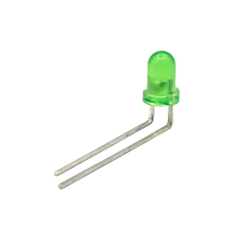 LED رایت سبز مات 3mm 