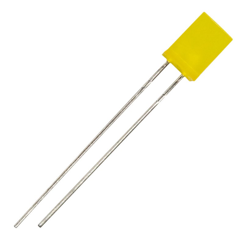 LED مکعبی لبه دار مات زرد 5x5