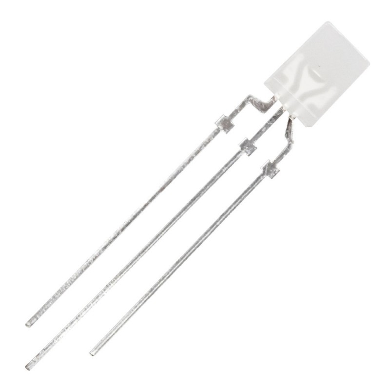 LED تخت مات دورنگ سبز-نارنجی 2x5mm کاتد مشترک