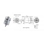 اسپیندل موتور DC 12-36V سایز 987