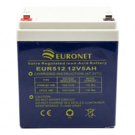 باتری خشک 12 ولت 5 آمپر ساعت مارک Euronet