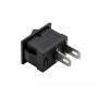 کلید راکر دو حالته کوچک مشکی 2Pin مدل KCD1-701-2P