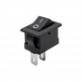 کلید راکر دو حالته کوچک مشکی 2Pin مدل KCD1-701-2P