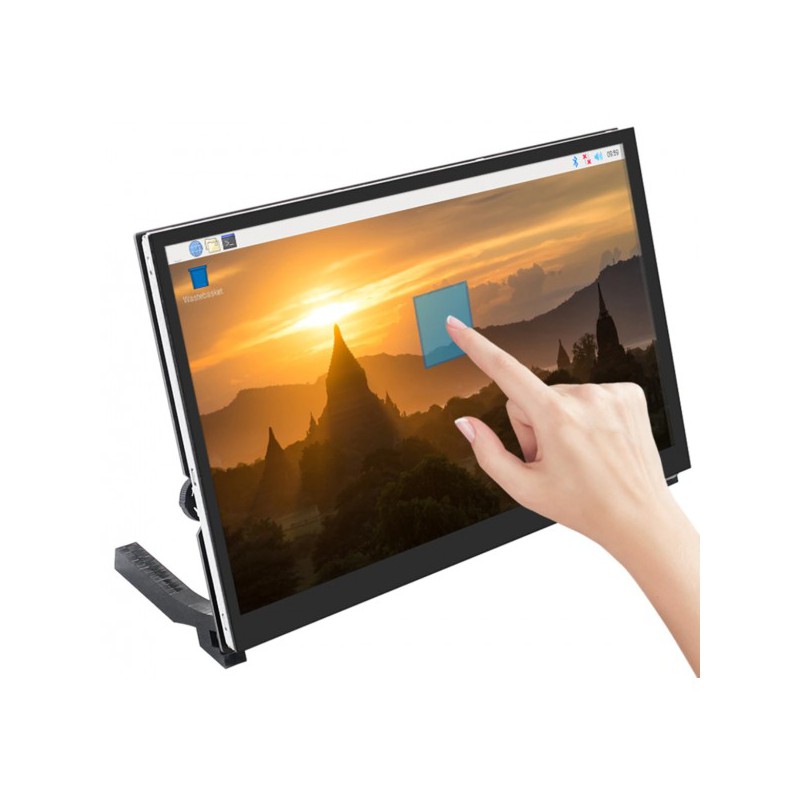 نمایشگر10.1 اینچ رنگی با تاچ خازنی 1024x600 با ورودی HDMI مخصوص رزبری پای