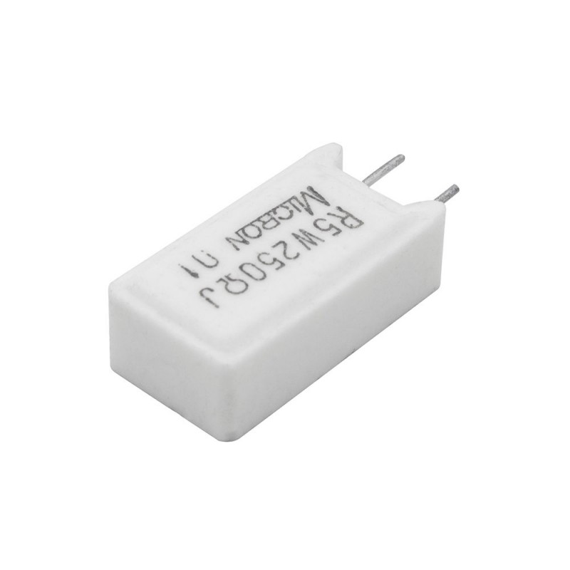 مقاومت آجری ایستاده 250 اهم 5W مارک Micron