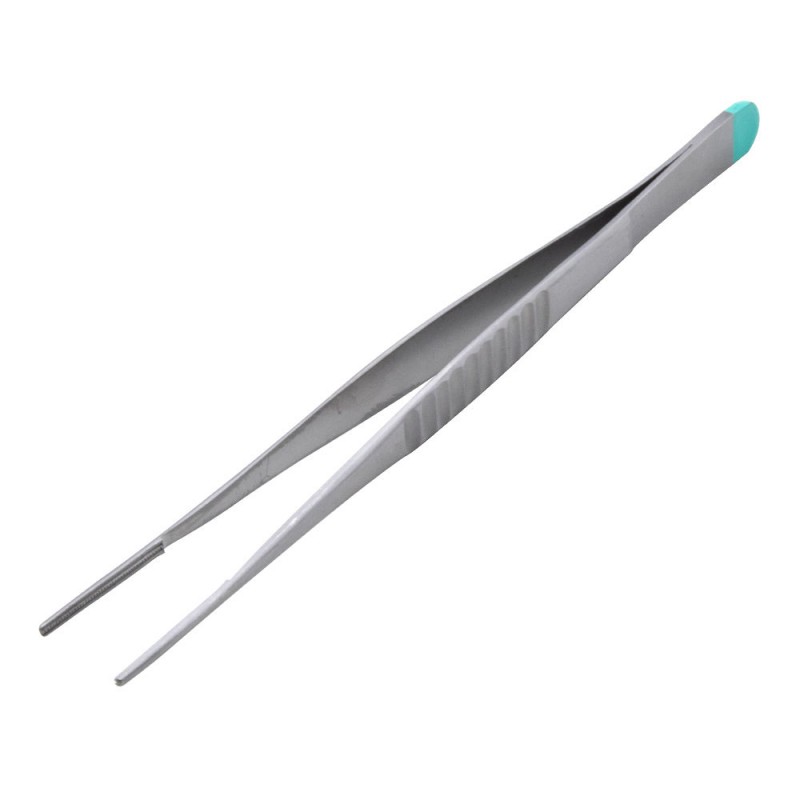پنس صاف دندانه دار 150mm استیل