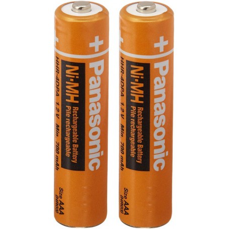 باتری نیم قلمی قابل شارژ 650mAh دوتایی مارک Panasonic