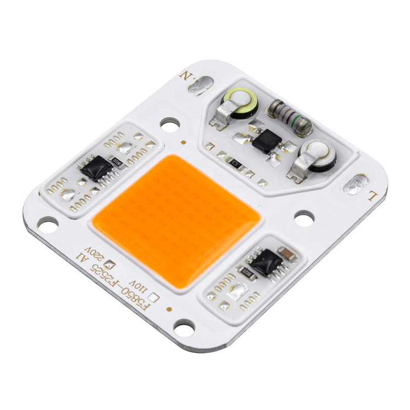 LED COB رشد گیاه 20W 220V سایز 5850 دارای مدار حفاظتی Anti Surge