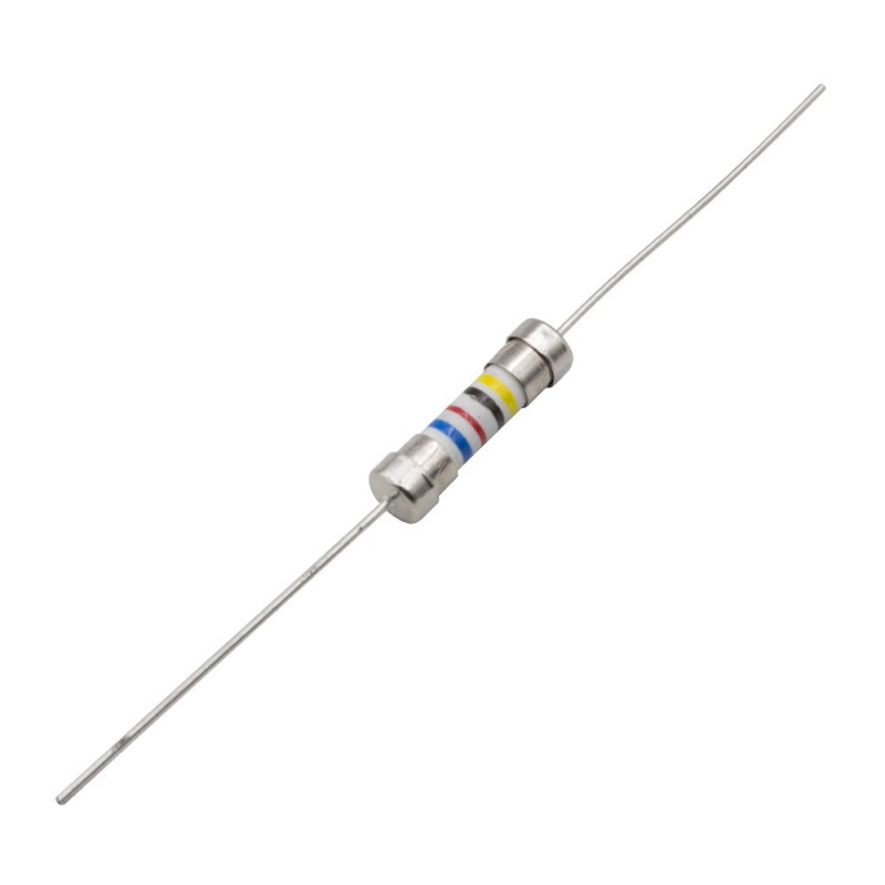 فیوز گچی رنگی 4A - 250V پایه دار سایز 5x20 تایوانی مارک CONQUER
