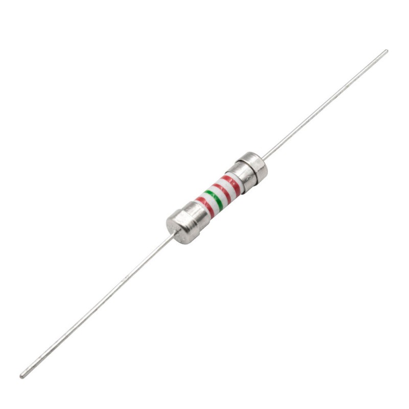 فیوز گچی رنگی 2.5A - 250V پایه دار سایز 5x20 تایوانی مارک CONQUER