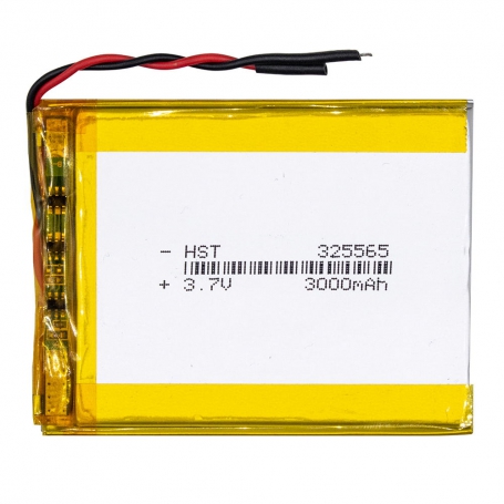 باتری لیتیوم پلیمر 3.7v ظرفیت 3000mAh مارک HST کد 325565