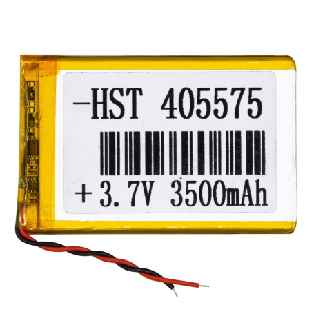باتری لیتیوم پلیمر 3.7v ظرفیت 3500mAh مارک HST کد 405575