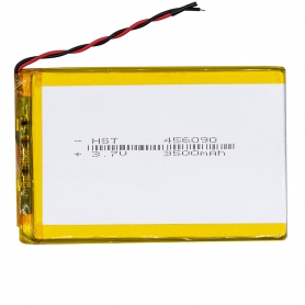 باتری لیتیوم پلیمر 3.7v ظرفیت 3500mAh مارک HST کد 456090