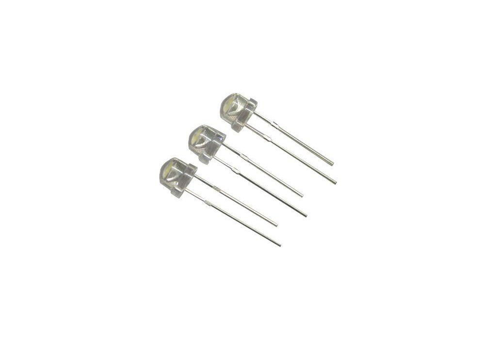 LED کلاهی 5mm سفید آفتابی 