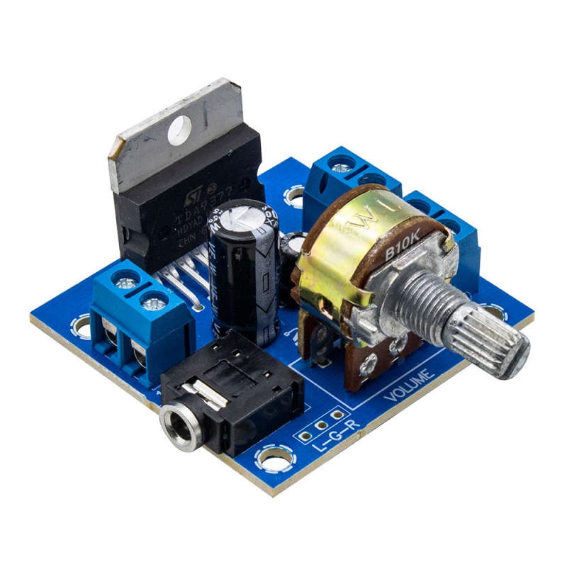 ماژول آمپلی فایر استریو 2×30 وات TDA7377 ایرانیک با ورودی AUX
