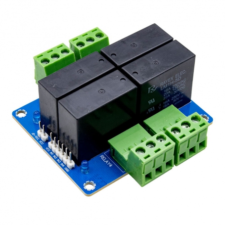 ماژول رله 5 ولت صنعتی 16 آمپر چهار کاناله ایرانیک
