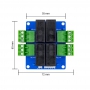 ماژول رله 5 ولت صنعتی 16 آمپر چهار کاناله ایرانیک