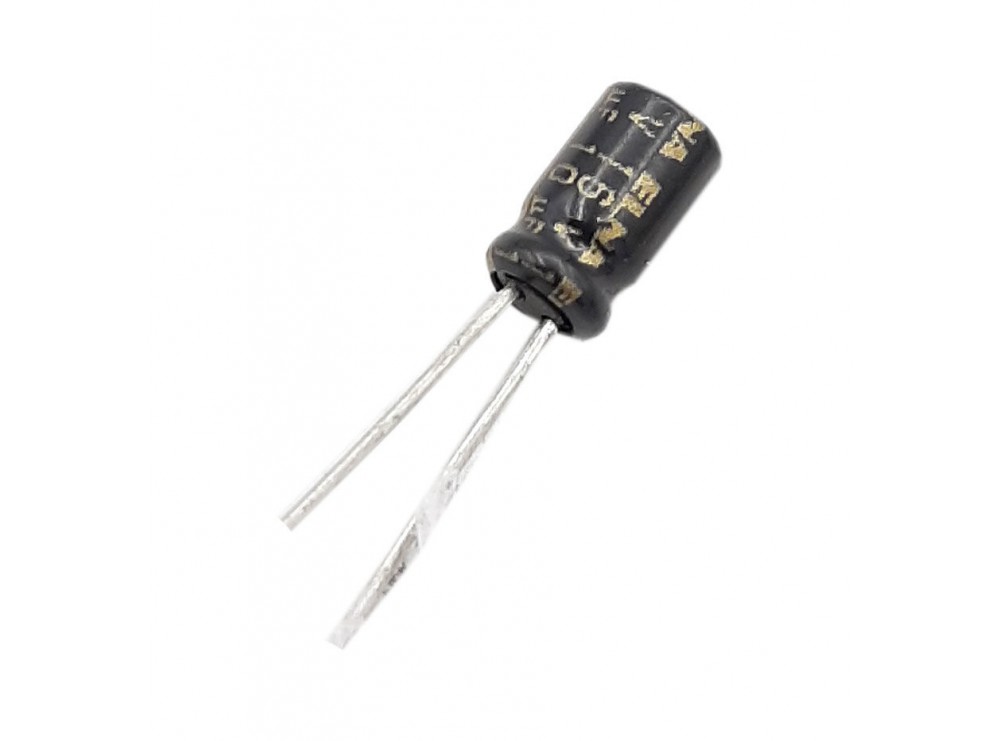 خازن الکترولیتی 10uF / 16V ژاپنی مارک ELNA 