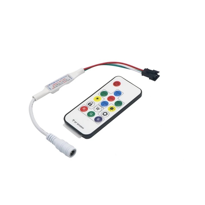 مینی درایور و کنترلر RGB پیکسلی IC دار - کنترل از راه دور 14Key-10A