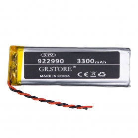 باتری لیتیوم پلیمر 3.7v ظرفیت 3300mAh مارک GR.STORE کد 922990
