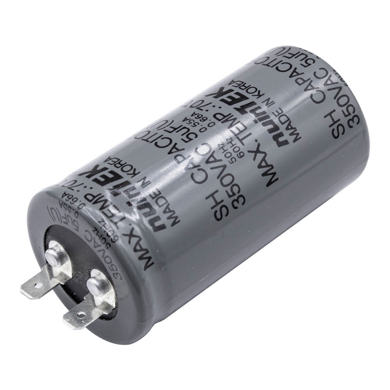 خازن 5uF / 350V موتور AC کره ای سایز 30x60 مارک NUINTEK