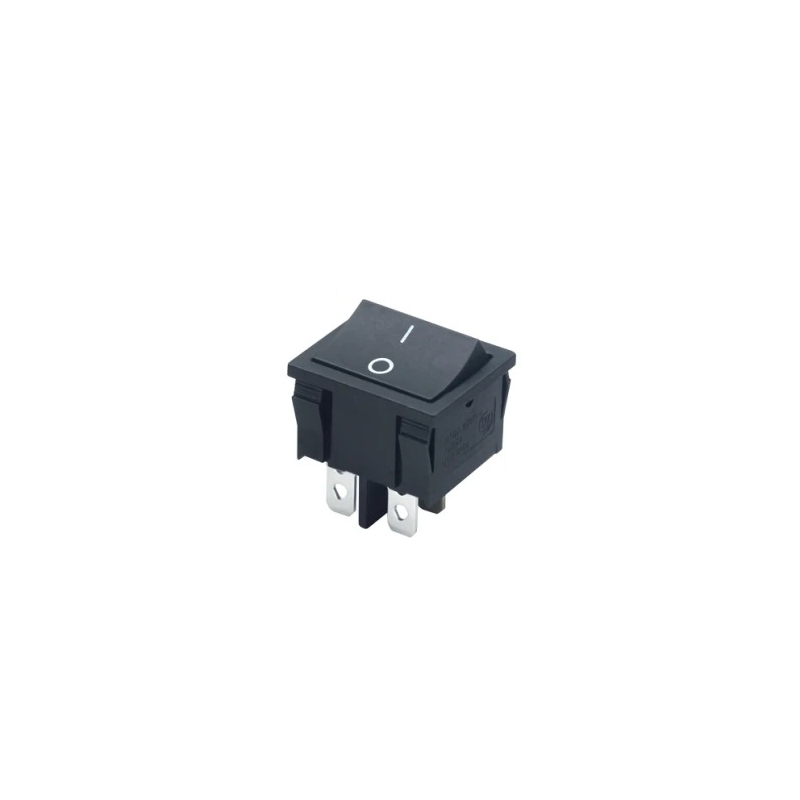 کلید راکر دوحالته پهن مشکی 4Pin مدل KCD4-602-4P