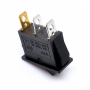 کلید راکر باریک یکطرفه چراغدار 3Pin مدل KCD3-301N-3P