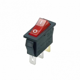 کلید راکر باریک چراغدار 3Pin مدل KCD3-101N-3P