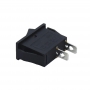کلید راکر  تک حالته باریک مشکی 2Pin مدل KCD3-101-2P