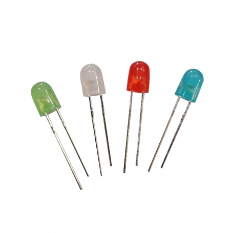 LED اوال سفید 5mm تابلو روانی مارک VOLT بسته1000 تایی