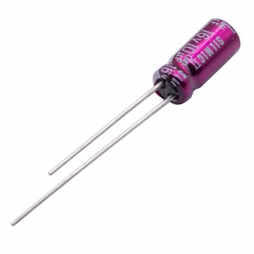 خازن الکترولیتی 10uF / 16V ژاپنی مارک ELNA سری SILMIC II خازن الکت