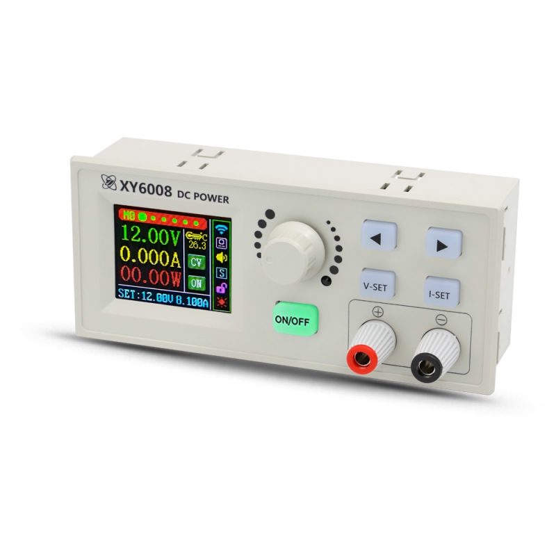 منبع تغذیه هوشمند XY6008 متغیر 60V 8A 480W دارای استابیلیزر ولتاژ و جریان مخصوص CNC به همراه ریموت کنترلر